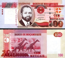 *100 Meticias Mozambik 2006, P145 UNC - Kliknutím na obrázok zatvorte -